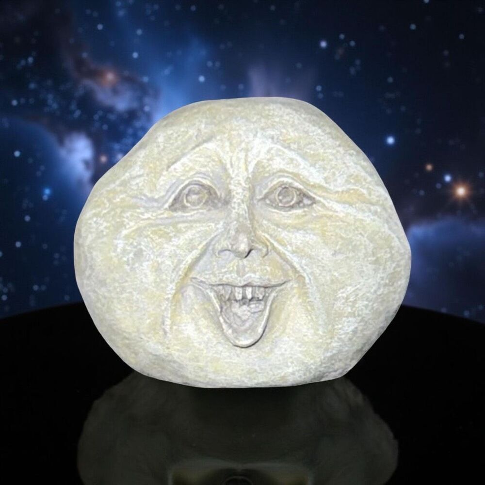 Heavy Solid Miniature Desk Garden Accent Decorative Rock 2” A45